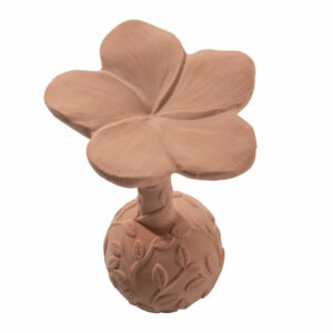 Hochet de dentition - Fleur Plumeria