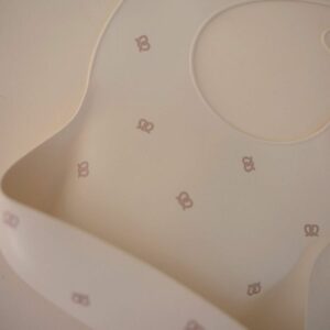 Bavoir à poche en silicone - Bretzel