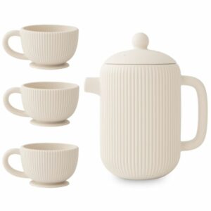 Service à thé en silicone - Sable