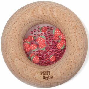 Hochet sensoriel Sensory Donut - Fraises