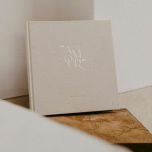 Livre de naissance Petit Amour - Beige