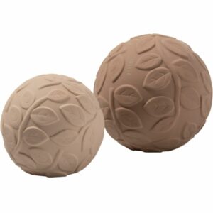 Lot de 2 balles sensorielles - Earth marrons