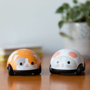 Lot de 2 véhicules à friction - Chat & souris