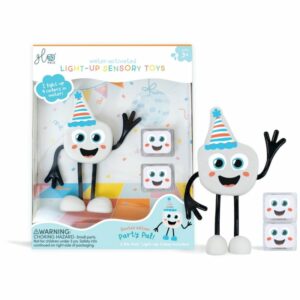 Personnage Party pal avec 2 cubes lumineux - Glo Pals